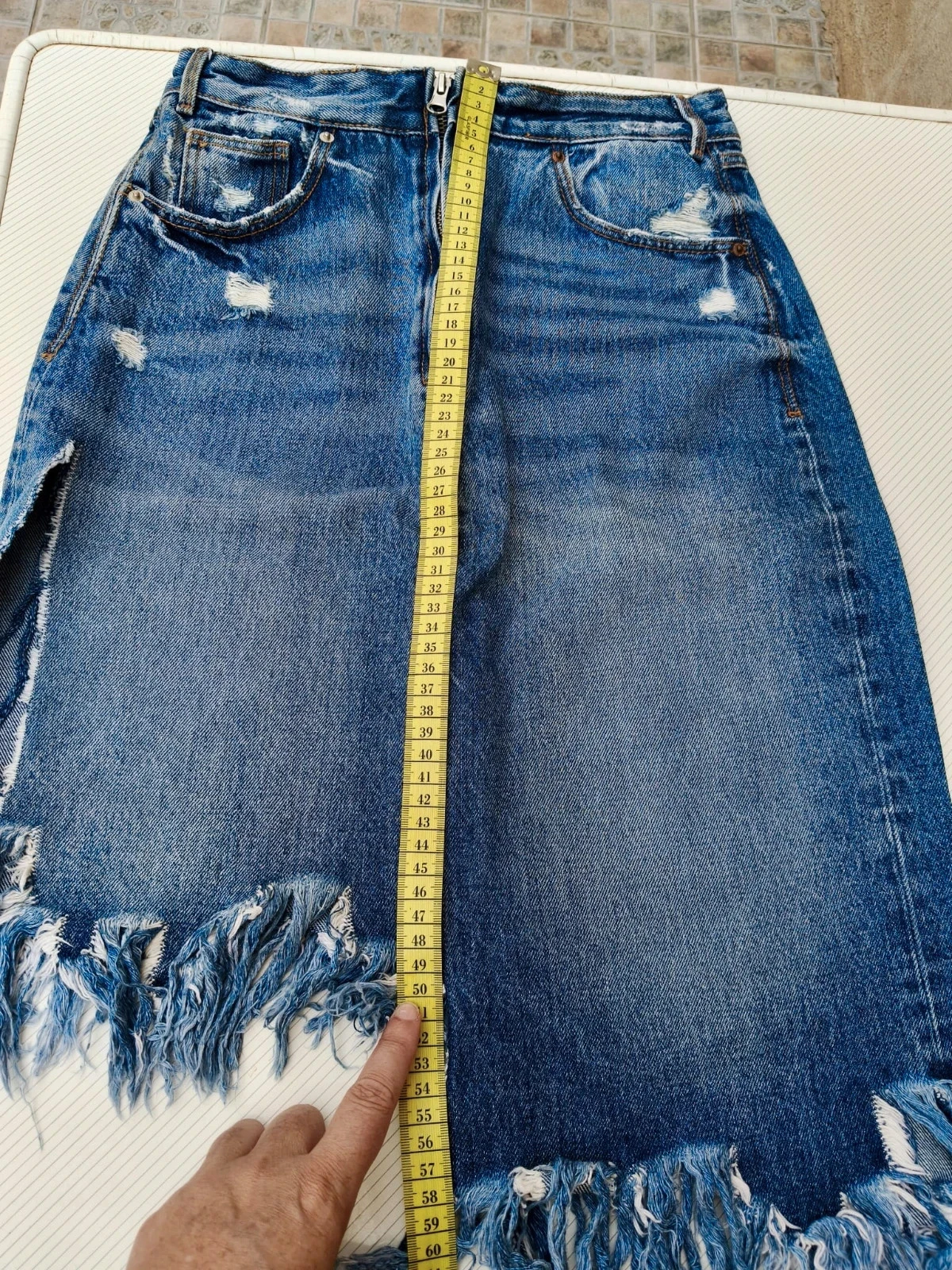 TRF Denim Skirt (Zara) IXD Makers – Size XS 💜 – photo 11